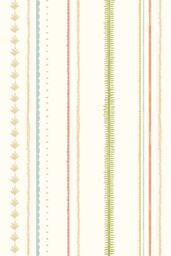 Hoopla Walls Textured Stripe 10m Matt Wallpaper in Orange - thumbnail 2