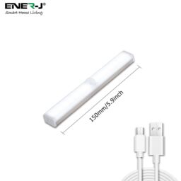 ENER-J Rechargeable Sensor Cabinet Lights, Size:150*18.5*17mm, Infrared + Light Sensor, 2W, 10 LEDs, 280 mAh battery capcity. (Pack of 2 pcs) - thumbnail 6