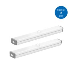 ENER-J Rechargeable Sensor Cabinet Lights, Size:150*18.5*17mm, Infrared + Light Sensor, 2W, 10 LEDs, 280 mAh battery capcity. (Pack of 2 pcs) - thumbnail 1