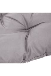 Living and Home 120cm W x 50cm D Waterproof Bench Seat Cushion in Light Grey - Size: 120 cm W x 50 cm D - thumbnail 5