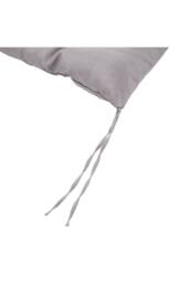 Living and Home 120cm W x 50cm D Waterproof Bench Seat Cushion in Light Grey - Size: 120 cm W x 50 cm D - thumbnail 6