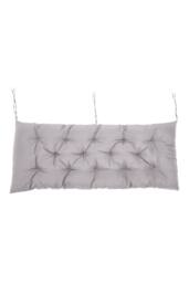 Living and Home 120cm W x 50cm D Waterproof Bench Seat Cushion in Light Grey - Size: 120 cm W x 50 cm D - thumbnail 2