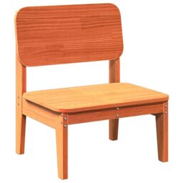 Berkfield Home Garden Chairs 2 pcs Wax Brown 60x52.5x72 cm Solid Wood Pine - thumbnail 3