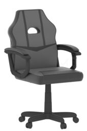 Home Discount Vida Designs Comet Racing Office Gaming Adjustable UKFR Fabric Chair in Grey - thumbnail 6