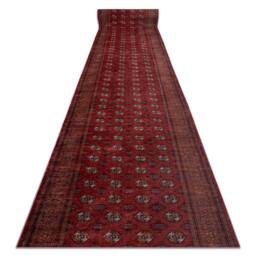 RugsX Anti-Slip Lotus Runner in Red - Size: 60 cm x 230 cm - thumbnail 1