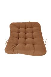 Living and Home Fluffy Thick Hanging Swing Chair Cushion in Brown - thumbnail 3