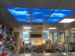 ENER-J 6 Pack LED Sky Panels 60x60cm 3D Cloud Cool White - Size: 25 cm diameter x 19 cm high - thumbnail 3