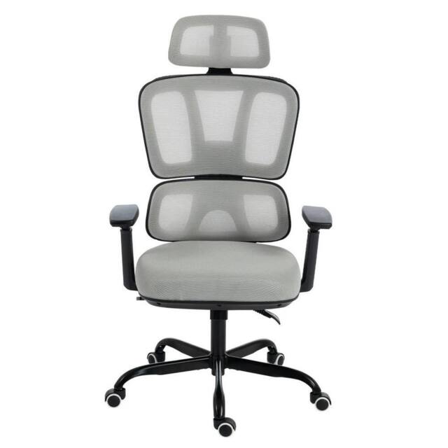 SPETLEK Ergonomic Mesh Back Office Chair in Grey - Size: 6 Person - image 1