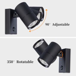 Harper Living 1 Light GU10 Spotlight Black with nail switch - thumbnail 5