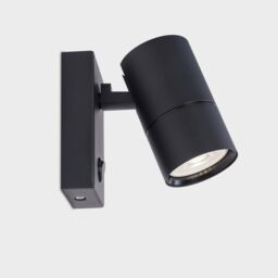 Harper Living 1 Light GU10 Spotlight Black with nail switch - thumbnail 2