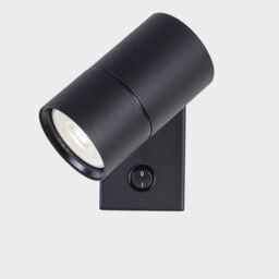 Harper Living 1 Light GU10 Spotlight Black with nail switch - thumbnail 4