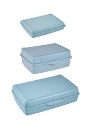 Keeeper Set Of 9 Clip Lock Fresh Food Container - Blue/Pink/Green - thumbnail 3
