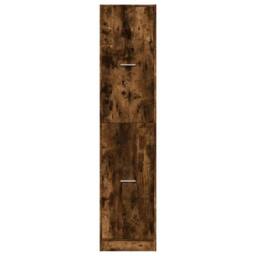 Berkfield Home Elegant Apothecary Cabinet¬†Smoked Oak 40x41x174.5 cm Engineered Wood in Brown - thumbnail 5