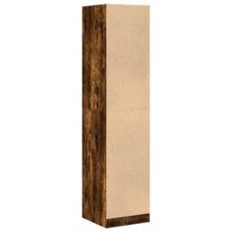 Berkfield Home Elegant Apothecary Cabinet¬†Smoked Oak 40x41x174.5 cm Engineered Wood in Brown - thumbnail 7