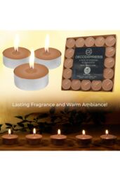 Deco Express Scented 25 Packs Tealights - Clementine Spice in Beige - thumbnail 6