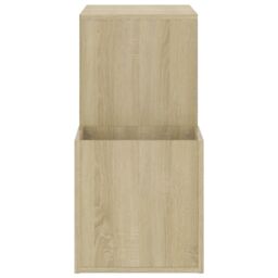 Berkfield Home Hall Shoe Cabinet Sonoma Oak 105x35.5x70 cm Engineered Wood in Brown - thumbnail 6