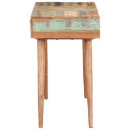 Berkfield Home Dressing Table with Mirror 112x45x76 cm Solid Reclaimed Wood in Brown - Size: 112 x 45 x 76 cm - thumbnail 4