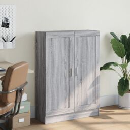 Berkfield Home Book Cabinet Grey Sonoma 82.5x30.5x115 cm Engineered Wood - thumbnail 3