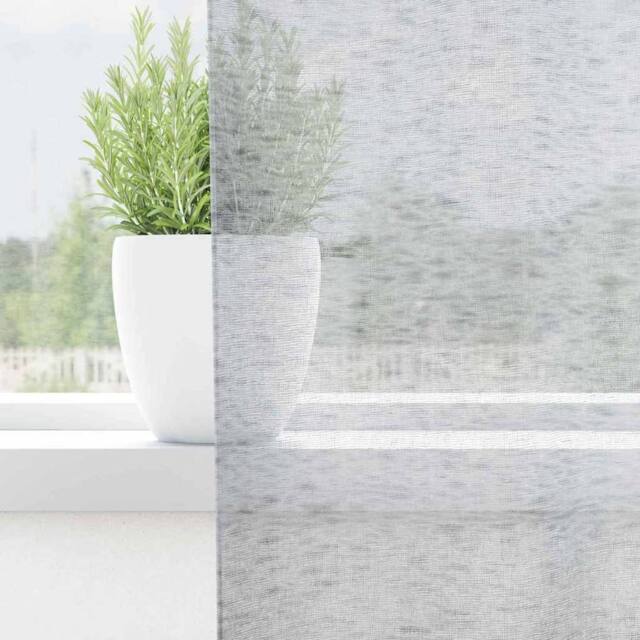 Berkfield Home Full Curtains with Curtains 2 pcs Dark gray 140 x 225 cm Polyester in Grey - image 1