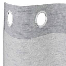 Berkfield Home Full Curtains with Curtains 2 pcs Dark gray 140 x 225 cm Polyester in Grey - thumbnail 5