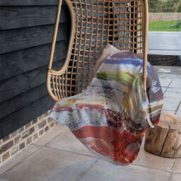 Benjamin Tate Design Paris In Paint Blanket in Natural - Size: 120 cm x 150 cm - thumbnail 4