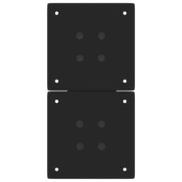 Berkfield Home Coffee Table Legs X-Shaped 2 pcs Black 28x(42-43) cm Steel - thumbnail 7
