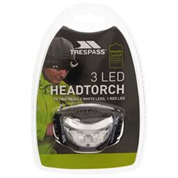 Trespass Guidance 3 LED Headtorch in Black - thumbnail 2