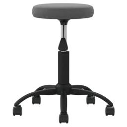 Berkfield Home Office Swivel Chair Dark Grey Velvet - thumbnail 4