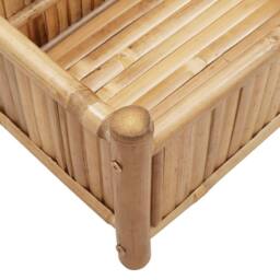 Berkfield Home Planter 100x30x25 cm Bamboo in Brown - Size: 100 x 30 x 25 cm - thumbnail 7