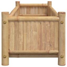 Berkfield Home Planter 100x30x25 cm Bamboo in Brown - Size: 100 x 30 x 25 cm - thumbnail 5