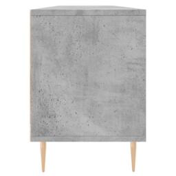 Berkfield Home TV Cabinet Concrete Grey 150x30x44.5 cm Engineered Wood - thumbnail 7