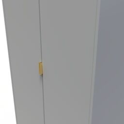 Ready Assembled 2 U Tamworth 2 Door Wardrobe (Ready Assembled) in Dark Grey - thumbnail 4