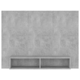 Berkfield Home Wall TV Cabinet Concrete Grey 120x23.5x90 cm Engineered Wood - thumbnail 3