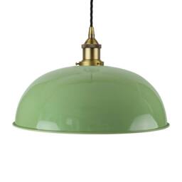 SE Home Mint Green Worcester Pendant Light - Matt Antique Brass