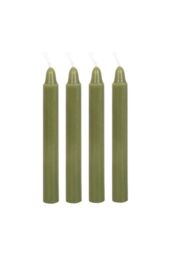 KDMD Cedar & Pine Winter Ritual Spell Candles in Green - thumbnail 4