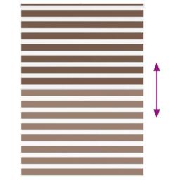 Berkfield Home Zebra Blind Brown 160x230 cm Fabric Width 155.9 cm Polyester - thumbnail 5