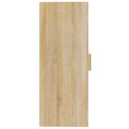 Berkfield Home Hanging Wall Cabinet Sonoma Oak 69.5x34x90 cm in Brown - thumbnail 4