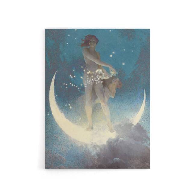 "Artery8 Edwin Blashfield Spring Scattering Scars Canvas Wall Art Print in Blue - Size: W18"" x H24""" - image 1
