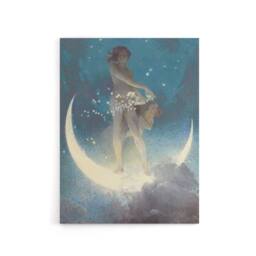 "Artery8 Edwin Blashfield Spring Scattering Scars Canvas Wall Art Print in Blue - Size: W18"" x H24""" - thumbnail 1