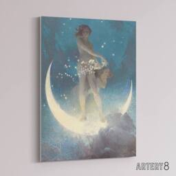 "Artery8 Edwin Blashfield Spring Scattering Scars Canvas Wall Art Print in Blue - Size: W18"" x H24""" - thumbnail 2