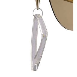 Netlighting Mara Wall Lamp Switched 2 Light E14 French Gold With Ivory White Shade - thumbnail 5