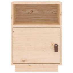 Berkfield Home Bedside Cabinets 2 pcs 40x34x55 cm Solid Wood Pine in Natural - Size: 40 x 34 x 55 cm - thumbnail 7
