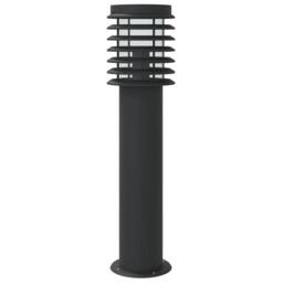Berkfield Home Outdoor Floor Lamp with Sensor Black 60 cm Stainless Steel - thumbnail 6