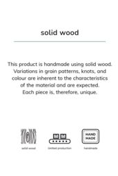 MH London Round Solid Mango Wood Side Table, Bedside End Table for Living Room & Bedroom - Judy in Walnut - thumbnail 6