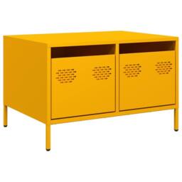 Berkfield Home TV Cabinet Mustard Yellow 68x50x43.5 cm Cold-rolled Steel