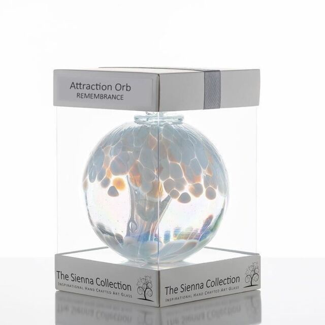 Sienna Glass Attraction Orb Remembrance in White - image 1