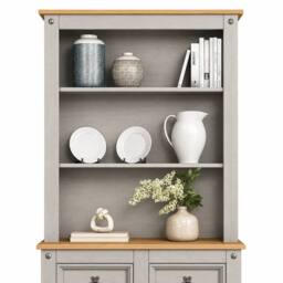 Hinsinc Grey Pine Hutch Top for Sideboard Buffet - Size: 0.6m2 - thumbnail 4