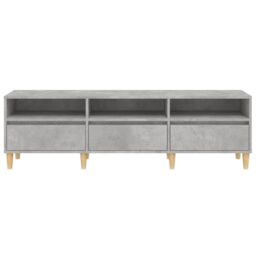 Berkfield Home TV Cabinet Concrete Grey 150x30x44.5 cm Engineered Wood - thumbnail 6