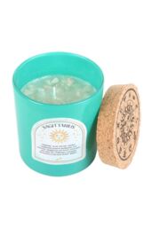 KDMD Sagittarius Ylang Ylang & Amber Gemstone Zodiac Candle in Teal - thumbnail 2