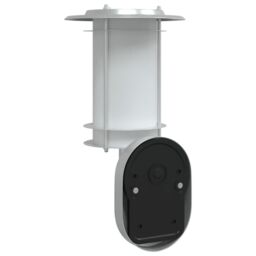 Berkfield Home Outdoor Wall Light with Sensor Silver Stainless Steel - thumbnail 6